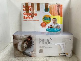 BRIGHT STARTS GIGGLING SAFARI WALKER TO ALSO INCLUDE BELLA MOON NURSING NEST: LOCATION - H15