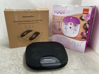 3 X ASSORTED ITEMS TO INCLUDE SENSIO HOME FOOT SPA: LOCATION - H8