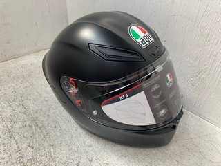 AGV K1 S FULL FACE MOTORCYCLE HELMET IN MATTE BLACK - SIZE S: LOCATION - H7