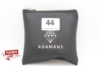 ADAMANS 5MM MOISSANITE TENNIS CHAIN - 925 SILVER - D.COLOUR - RRP £1,129: LOCATION - BOOTH