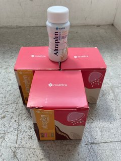 3 X MULTI-PACK NUALTRA ALTRAPLEN COMPACT PROTEIN DRINKS IN VARIOUS FLAVOURS TO INCLUDE VANILLA - EXP 04/10/2024: LOCATION - WH1