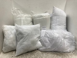 6 X ASSORTED BEDDING ITEMS TO INCLUDE SINGLE DUVET: LOCATION - G3