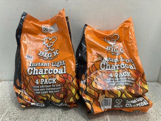 2 X BIG K INSTANT LIGHT CHARCOAL BAGS: LOCATION - G3