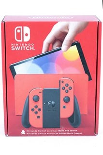 NINTENDO SWITCH OLED MODEL MARIO RED EDITION CONSOLE - RRP £309: LOCATION - BOOTH