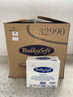 BOX OF BULKY SOFT NAPKINS - SIZE: 40X40: LOCATION - WH1