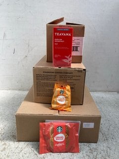 3 X ASSORTED BOXES OF FOOD TO INCLUDE STARBUCKS ALL BUTTER SHORTBREAD BISCUITS - BBE: 04/10/2024: LOCATION - G12