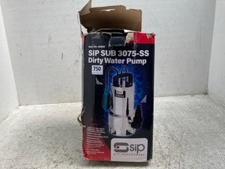 SIP SUB 3075-SS DIRTY WATER PUMP: LOCATION - G12