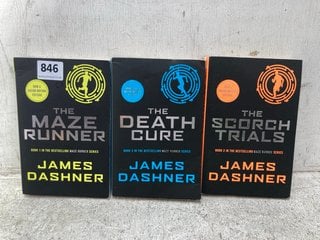 3 X ASSORTED JAMES DASHNER BOOKS TO INCLUDE THE MAZE RUNNER: LOCATION - F16