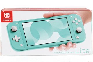 NINTENDO SWITCH LITE HANDHELD CONSOLE IN TURQUOISE - RRP £200: LOCATION - BOOTH