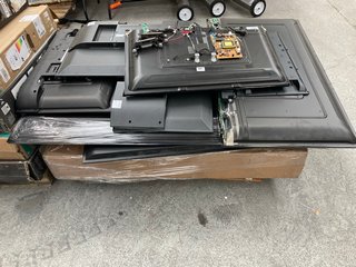 (COLLECTION ONLY) PALLET OF ASSORTED TV'S WITH PCB REMOVED (SPARES & REPAIRS): LOCATION - B3