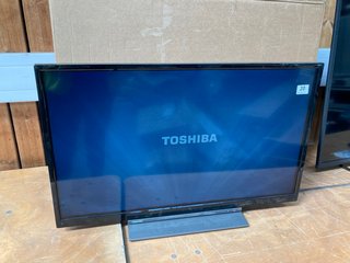 TOSHIBA 32 INCH FULL HD WLAN SMART TV MODEL :32LL3C63DB (NO REMOTE): LOCATION - A2