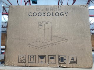 COOKOLOGY 70CM CHIMNEY COOKER HOOD: MODEL LINT701SS/A++ - RRP £189: LOCATION - BR11