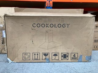 COOKOLOGY BLACK CHIMNEY COOKER HOOD MODEL CH900BK/A: LOCATION - BR12