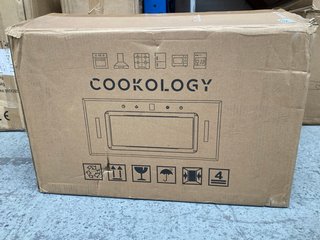 COOKOLOGY BUILT IN UNDER CANOPY COOKER HOOD IN BLACK MODEL BUGL520BK/A+ RRP £159.99: LOCATION - BR12