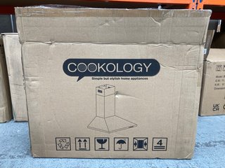 COOKOLOGY 70CM CHIMNEY COOKER HOOD: MODEL CH700SS - RRP £99: LOCATION - BR13