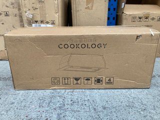 COOKOLOGY 75CM INTEGRATED COOKER HOOD: MODEL BUCH750SS/A+ - RRP £116: LOCATION - BR13