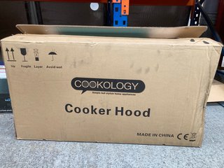 COOKOLOGY 90CM STAINLESS STEEL CHIMNEY COOKER HOOD MODEL : CMH905SS: LOCATION - BR14