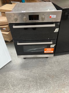 INDESIT BUILT IN DOUBLE ELECTRIC OVEN: MODEL IDU6340IX - RRP £283: LOCATION - A4