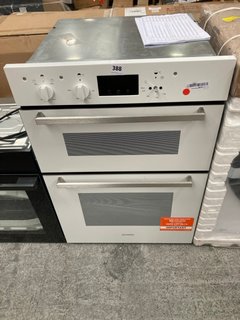 INDESIT BUILT IN DOUBLE ELECTRIC OVEN: MODEL IDD6340WH - RRP £199: LOCATION - A4