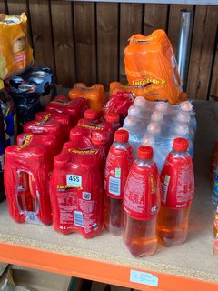 (COLLECTION ONLY) QTY OF LUCOZADE ORIGINAL/ORANGE BOTTLE DRINKS - BBE 11/24 TO ALSO INCLUDE PACK OF LUCOZADE SPORTS ORANGE BOTTLES - BBE 12/24: LOCATION - AR1