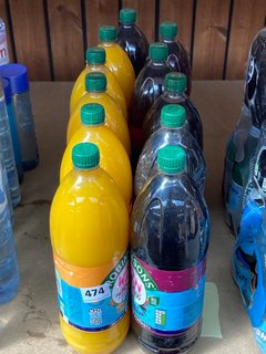 (COLLECTION ONLY) 11 X BOTTLE OF ROBINSONS ORANGE/APPLE & BLACKCURRANT DOUBLE STRENGTH JUICE - BBE 5/25: LOCATION - AR2