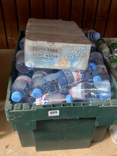 (COLLECTION ONLY) QTY OF EVIAN WATER BOTTLES TO ALSO INCLUDE 3 X PACKS OF FEVER TREE PREMIUM INDIAN TONIC WATER - BBE 7/25: LOCATION - AR3