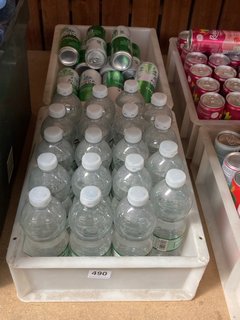 (COLLECTION ONLY) QTY OF KIRKLAND 500ML SPARKLING SPRING WATER - BBE 27/3/25 TO ALSO INCLUDE QTY OF AQUA LIBRA SPARKLING WATER CANS - BBE 2/25: LOCATION - AR3