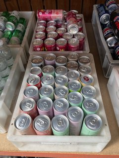 (COLLECTION ONLY) QTY OF ASSORTED CANS TO INCLUDE RUBICON SPRING BLACK CHERRY RASPBERRY WATER - BBE 9/24: LOCATION - AR3