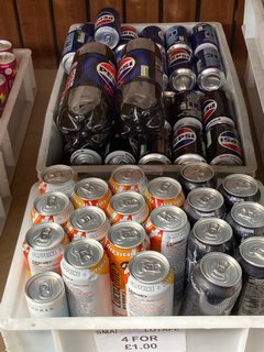 (COLLECTION ONLY) QTY OF ASSORTED DRINKS TO INCLUDE 2 X BOTTLES OF 2L PEPSI MAX - BBE 11/24: LOCATION - AR3