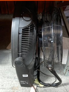 2 X CLARKE AIR 3 SPEED FANS IN BLACK: LOCATION - AR3