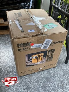 DEFENDER POWER & LIGHT 5.0 KVA TRANSFORMER - RRP £180: LOCATION - B5