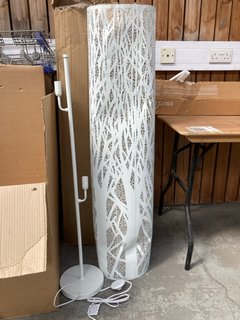 JOHN LEWIS & PARTNERS DEVON FLOOR LAMP IN WHITE: LOCATION - A2