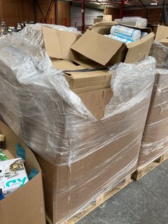 PALLET OF ASSORTED CLEAR WATER POOL/HOT TUB CHEMICALS TO INCLUDE CLARIFIER & PH PLUS: LOCATION - A8 (KERBSIDE PALLET DELIVERY)