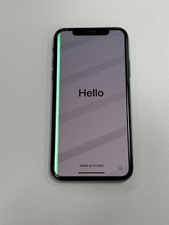 APPLE IPHONE X 256 GB SMARTPHONE IN BLACK: MODEL NO A1901 (UNIT ONLY) [JPTM120296]