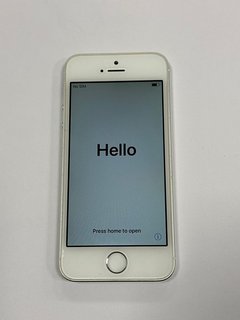 APPLE IPHONE 5S 16 GB SMARTPHONE IN SILVER: MODEL NO A1457 (UNIT ONLY) [JPTM117903]