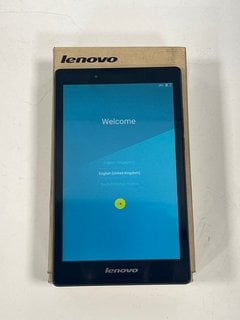 LENOVO TAB 2 A SERIES 16 GB TABLET WITH WIFI IN BLUE: MODEL NO ZA03 (BOXED WITH PLUG & CHARGING CABLE) [JPTM120326]