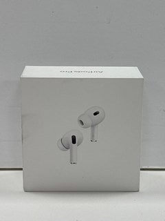 APPLE AIRPODS PRO (2ND GENERATION (USB-C) EARPHONES IN WHITE: MODEL NO A3047 A3048 A2968 (WITH BOX) [JPTM120200]