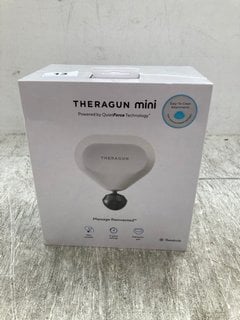 THERAGUN MINI MASSAGE GUN RRP - £130: LOCATION - E1 FRONT