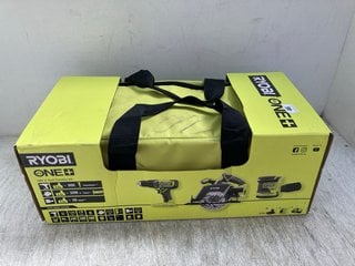 RYOBI ONE+ 3 TOOL COMBO KIT RRP - £319: LOCATION - E1