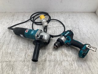 2 X ASSORTED MAKITA TOOL ITEMS TO INCLUDE CORDLESS IMPACT DRILL MODEL: DHP486: LOCATION - E2