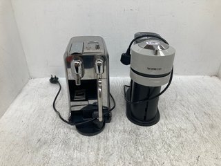 2 X ASSORTED COFFEE MACHINES IN GREY AND BLACK: LOCATION - F7