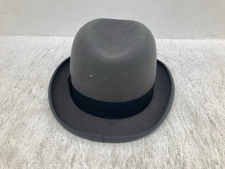 DENTON CHURCHILL HOMBURG HAT IN GREY SIZE: M: LOCATION - F7