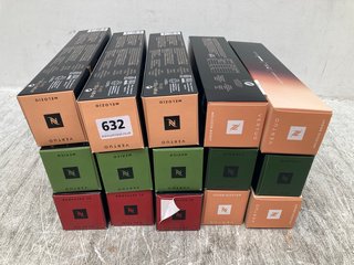 QTY OF ASSORTED FLAVOUR NESPRESSO COFFEE POD PACKS BB: 05/25: LOCATION - F6