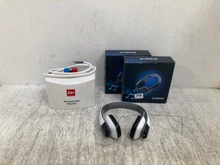 3 X ASSORTED ITEMS TO INCLUDE XTRONS WIRELESS HEADSETS: LOCATION - F3