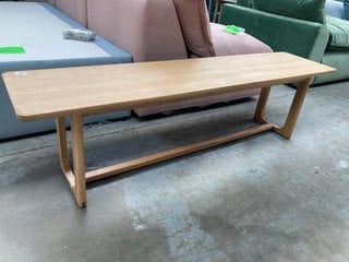 CRAFT DINING BENCH IN NATURAL OAK FINISH: LOCATION - C4