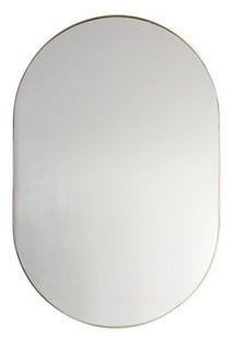 HURSTON ECLIPSE MIRROR IN CHAMPAGNE 600 X 30 X 900MM - RRP £269: LOCATION - D2