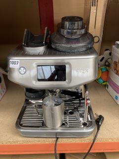 SAGE COFFEE MACHINE MODEL: SES881 RRP £1199: LOCATION - BR6