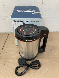 MORPHY RICHARDS COMPACT 1L SOUP MAKER: LOCATION - BR2