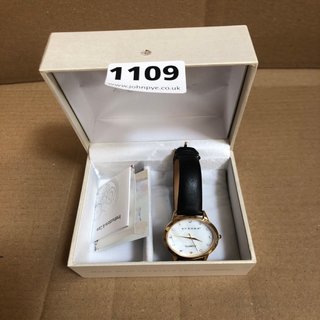 AN AURORA WRIST WATCH, BOXED: LOCATION - CR