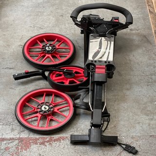 XTREME RIDER 3 WHEELED GOLF TROLLEY IN RED/BLACK - RRP £119.99: LOCATION - BR9